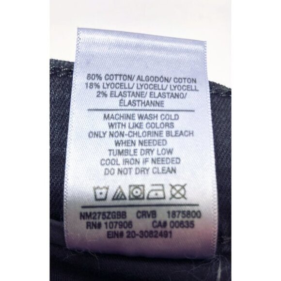 Hudson Jeans Mens Black Denim Blake Slim Fit Straight Leg Jeans Sz 34 New - Picture 10 of 11